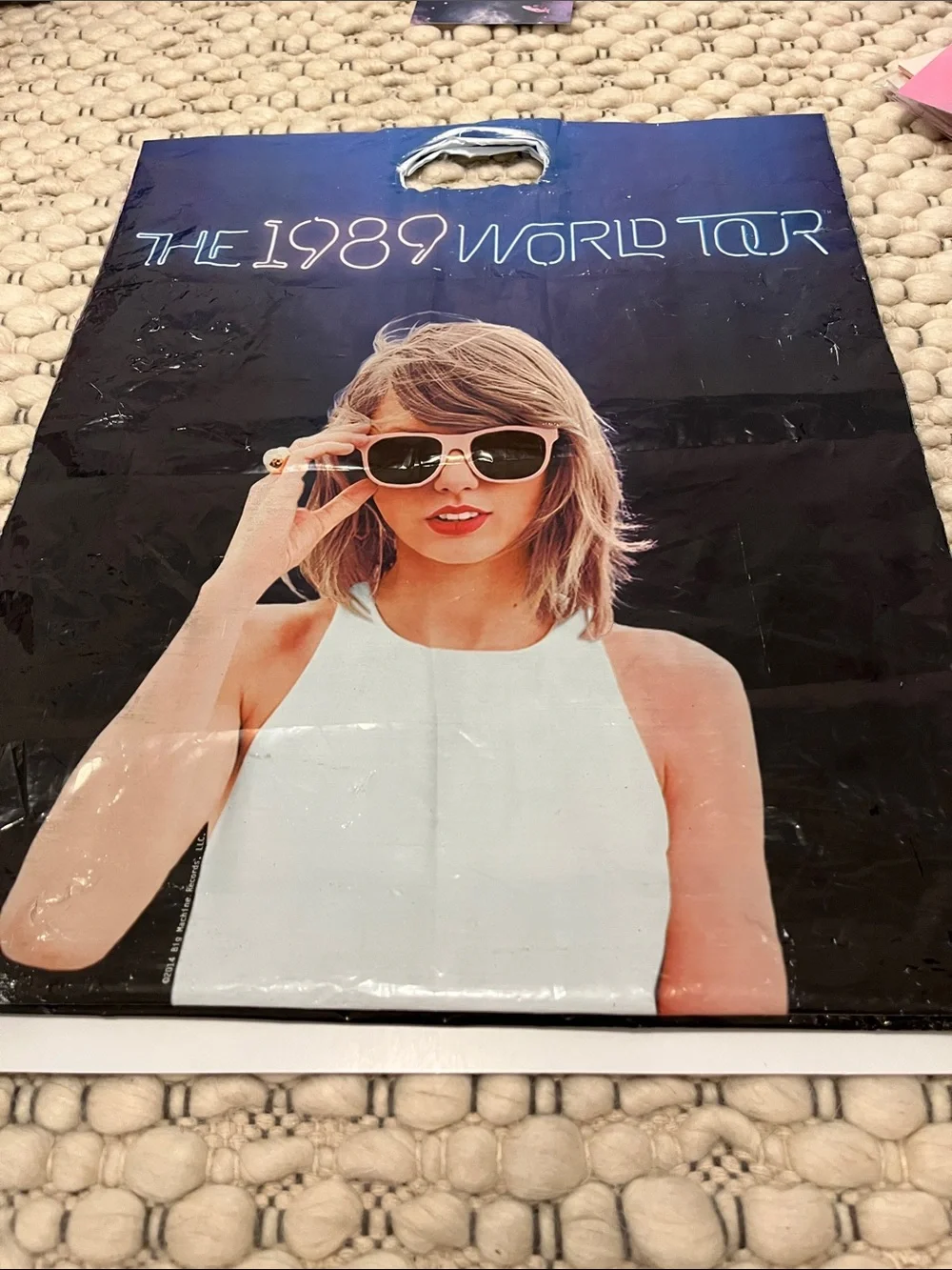 Taylor Swift 1989 World Tour merch bag, plus bonus unofficial 1989 patch